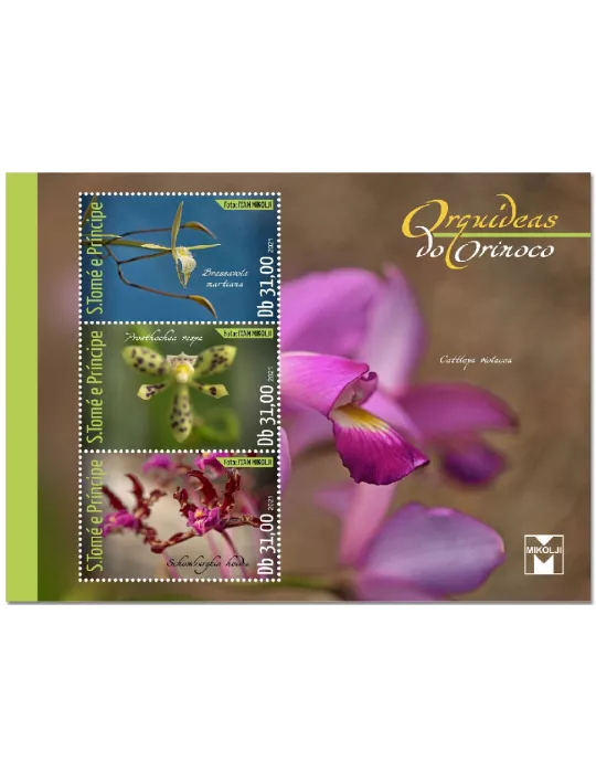 n° 7598/7600 - Timbre SAINT-THOMAS ET PRINCE Poste