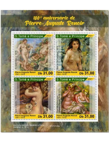 n° 7629/7632 - Timbre SAINT-THOMAS ET PRINCE Poste