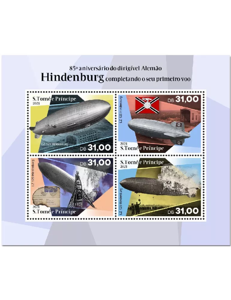 n° 7637/7640 - Timbre SAINT-THOMAS ET PRINCE Poste