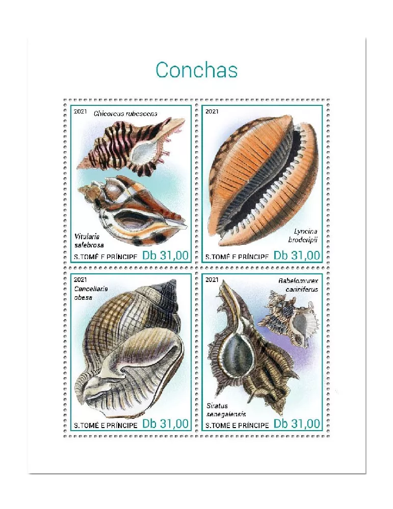 n° 7657/7660 - Timbre SAINT-THOMAS ET PRINCE Poste