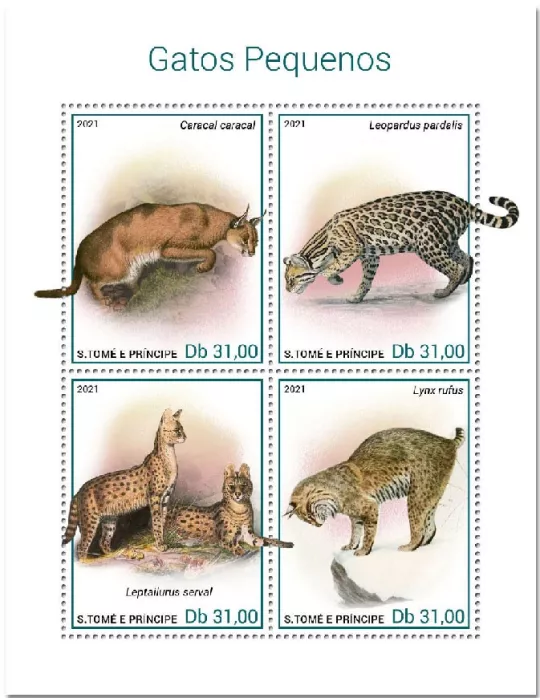 n° 7673/7676 - Timbre SAINT-THOMAS ET PRINCE Poste