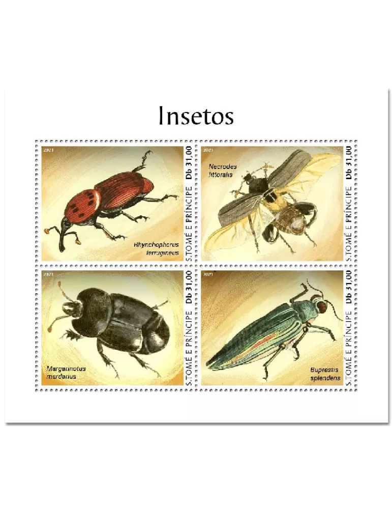 n° 7717/7720 - Timbre SAINT-THOMAS ET PRINCE Poste