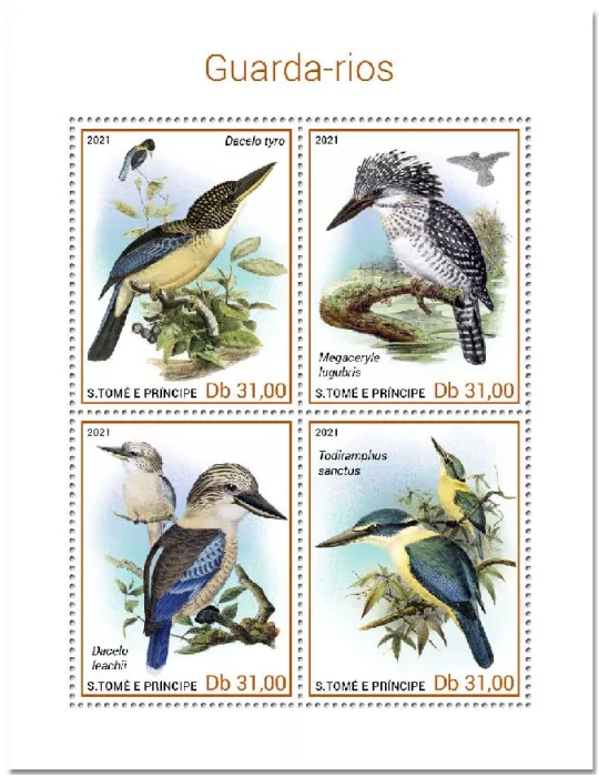 n° 7733/7736 - Timbre SAINT-THOMAS ET PRINCE Poste