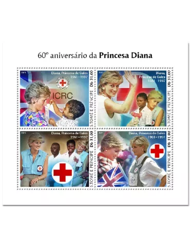 n° 7737/7740 - Timbre SAINT-THOMAS ET PRINCE Poste