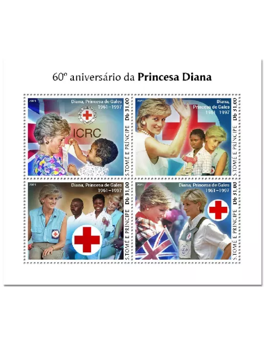 n° 7737/7740 - Timbre SAINT-THOMAS ET PRINCE Poste