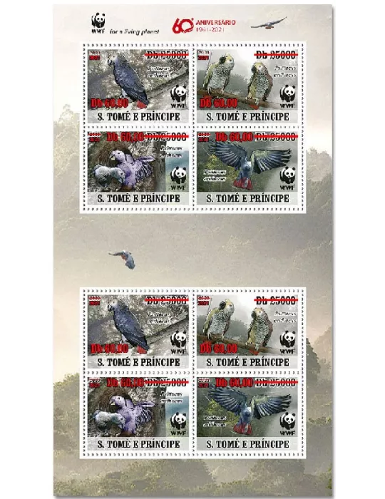 n° 7789/7792 - Timbre SAINT-THOMAS ET PRINCE Poste