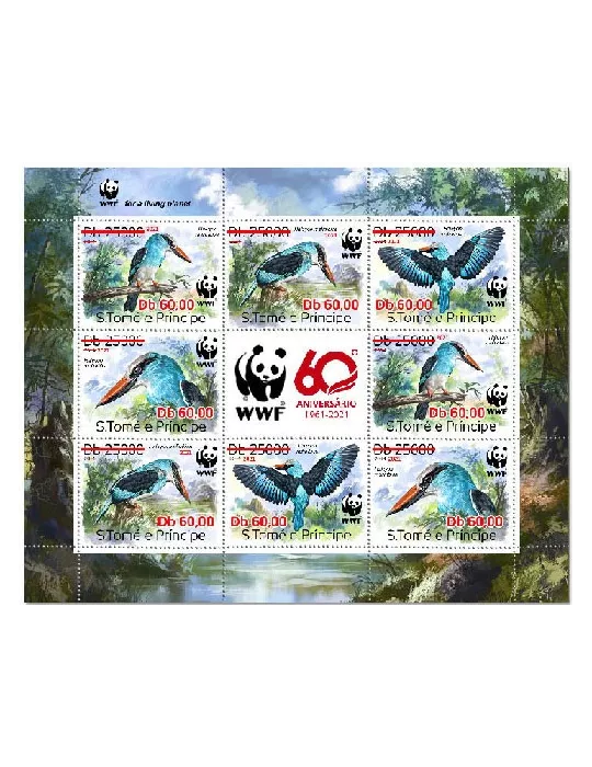 n° 7805/7808 - Timbre SAINT-THOMAS ET PRINCE Poste