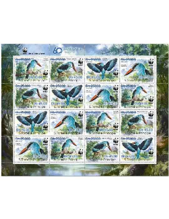 n° 7817/7820 - Timbre SAINT-THOMAS ET PRINCE Poste