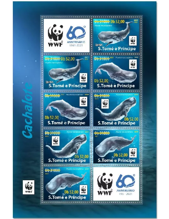 n° 7825/7828 - Timbre SAINT-THOMAS ET PRINCE Poste