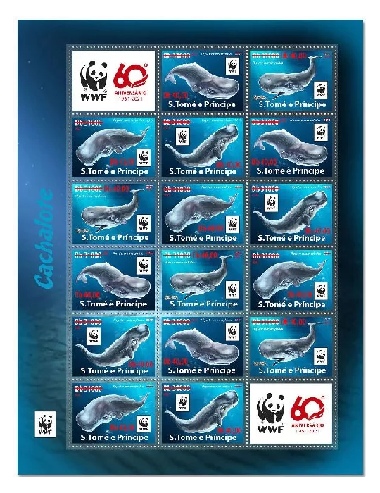 n° 7829/7832 - Timbre SAINT-THOMAS ET PRINCE Poste