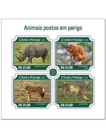 n° 7857/7860 - Timbre SAINT-THOMAS ET PRINCE Poste