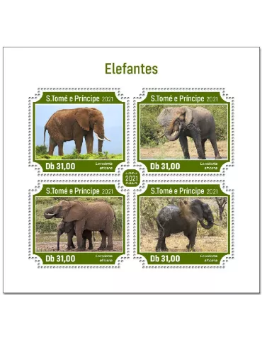 n° 7869/7872 - Timbre SAINT-THOMAS ET PRINCE Poste