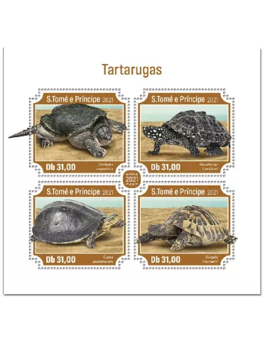 n° 7873/7876 - Timbre SAINT-THOMAS ET PRINCE Poste