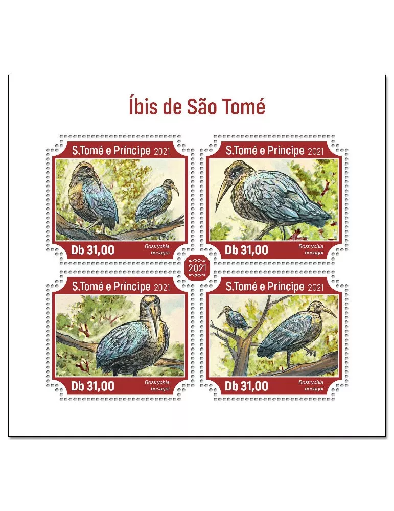 n° 7881/7884 - Timbre SAINT-THOMAS ET PRINCE Poste