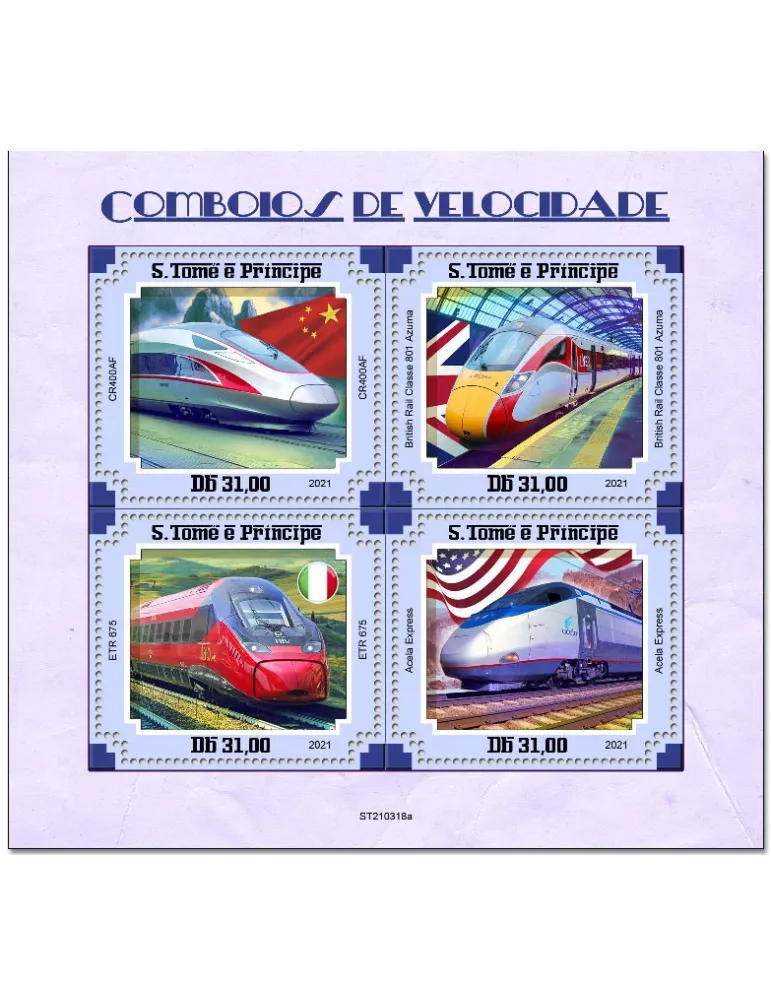 n° 7905/7908 - Timbre SAINT-THOMAS ET PRINCE Poste