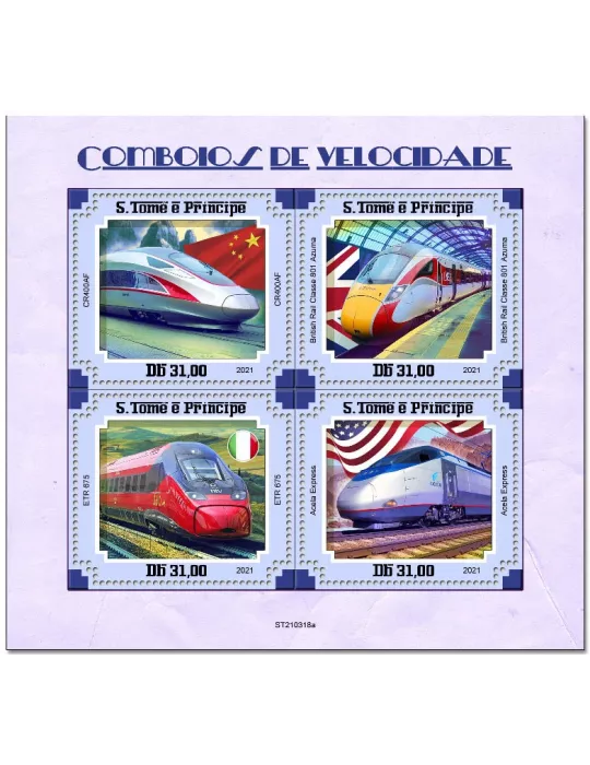 n° 7905/7908 - Timbre SAINT-THOMAS ET PRINCE Poste