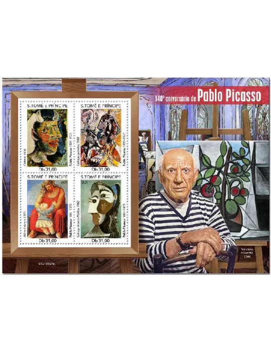 n° 7938/7941 - Timbre SAINT-THOMAS ET PRINCE Poste