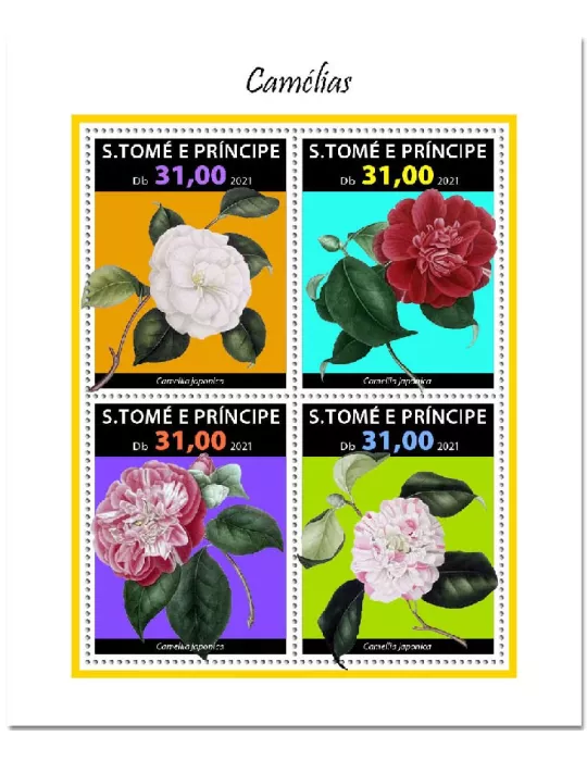n° 7976/7979 - Timbre SAINT-THOMAS ET PRINCE Poste
