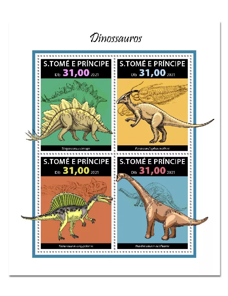 n° 7984/7987 - Timbre SAINT-THOMAS ET PRINCE Poste