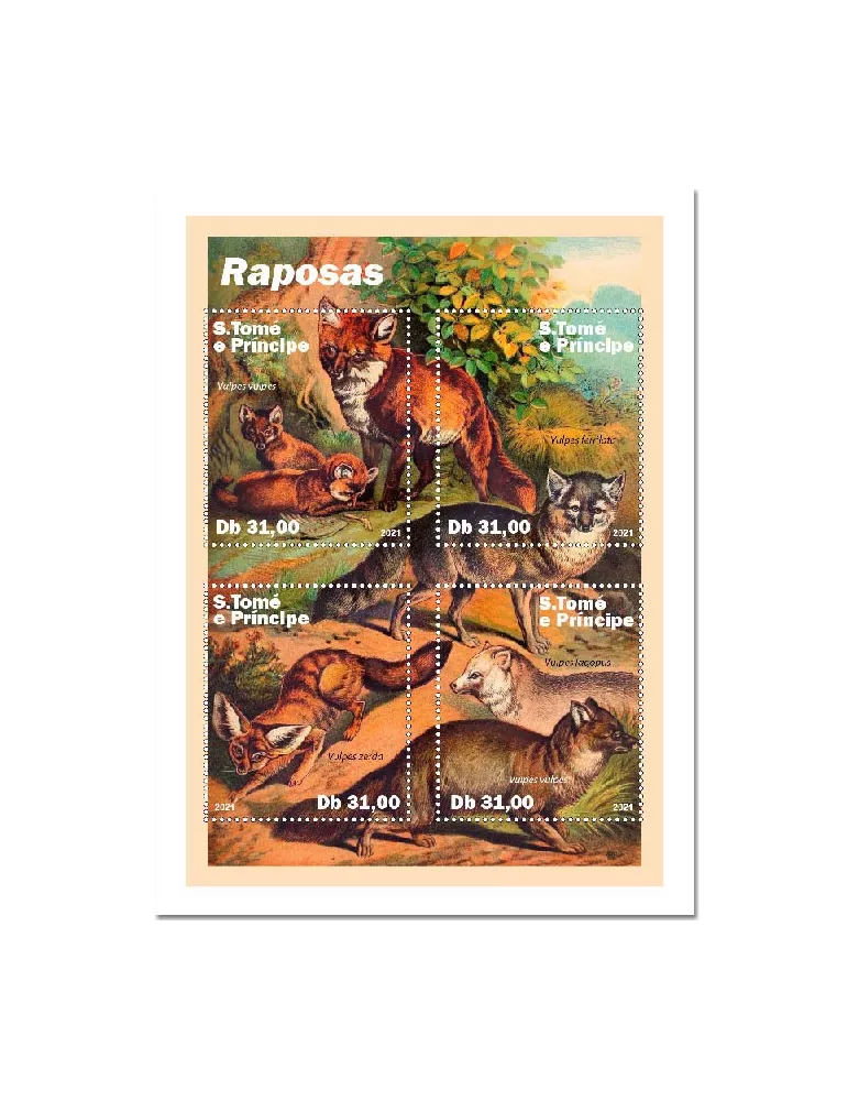 n° 7990/7993 - Timbre SAINT-THOMAS ET PRINCE Poste