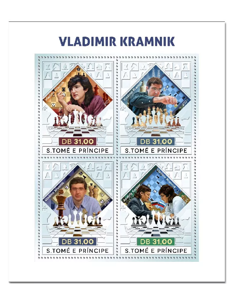 n° 8098/8101 - Timbre SAINT-THOMAS ET PRINCE Poste