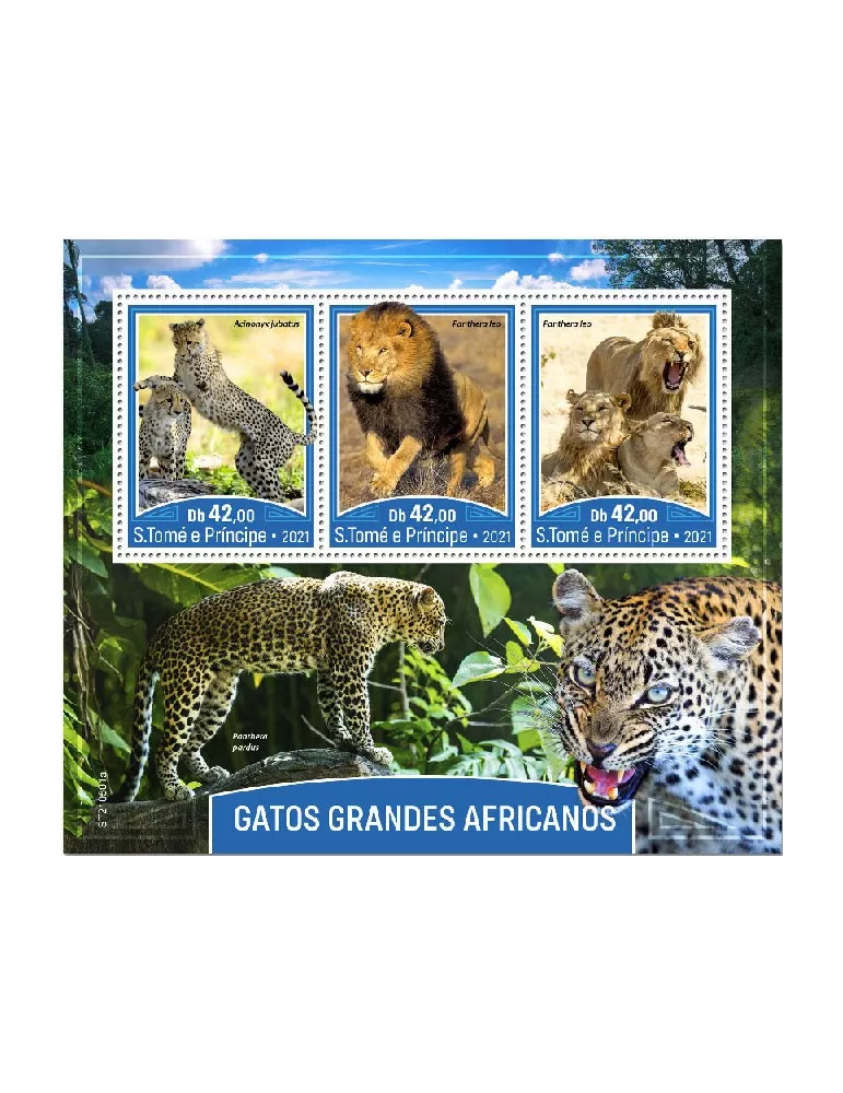 n° 8124/8126 - Timbre SAINT-THOMAS ET PRINCE Poste