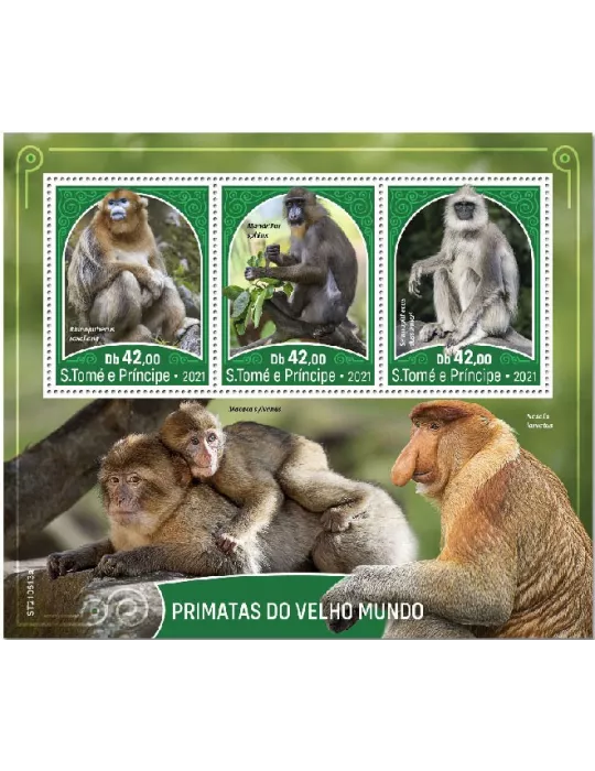 n° 8160/8162 - Timbre SAINT-THOMAS ET PRINCE Poste