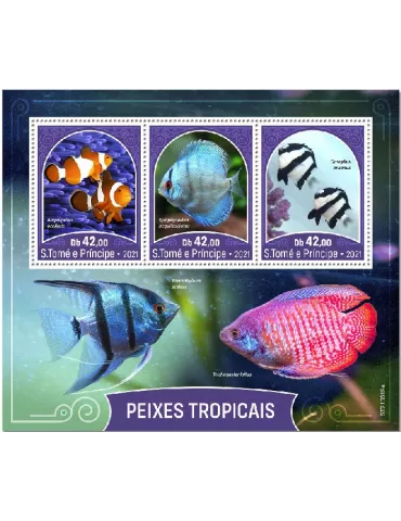 n° 8178/8180 - Timbre SAINT-THOMAS ET PRINCE Poste