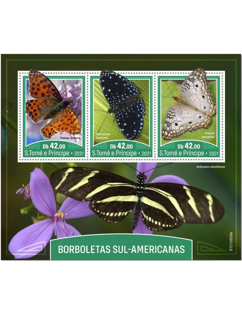 n° 8205/8207 - Timbre SAINT-THOMAS ET PRINCE Poste