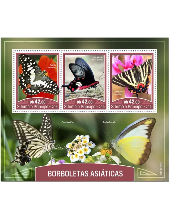 n° 8217/8219 - Timbre SAINT-THOMAS ET PRINCE Poste