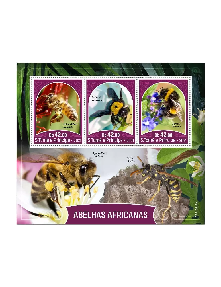 n° 8247/8249 - Timbre SAINT-THOMAS ET PRINCE Poste