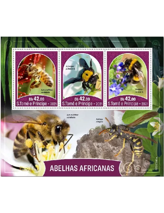 n° 8247/8249 - Timbre SAINT-THOMAS ET PRINCE Poste