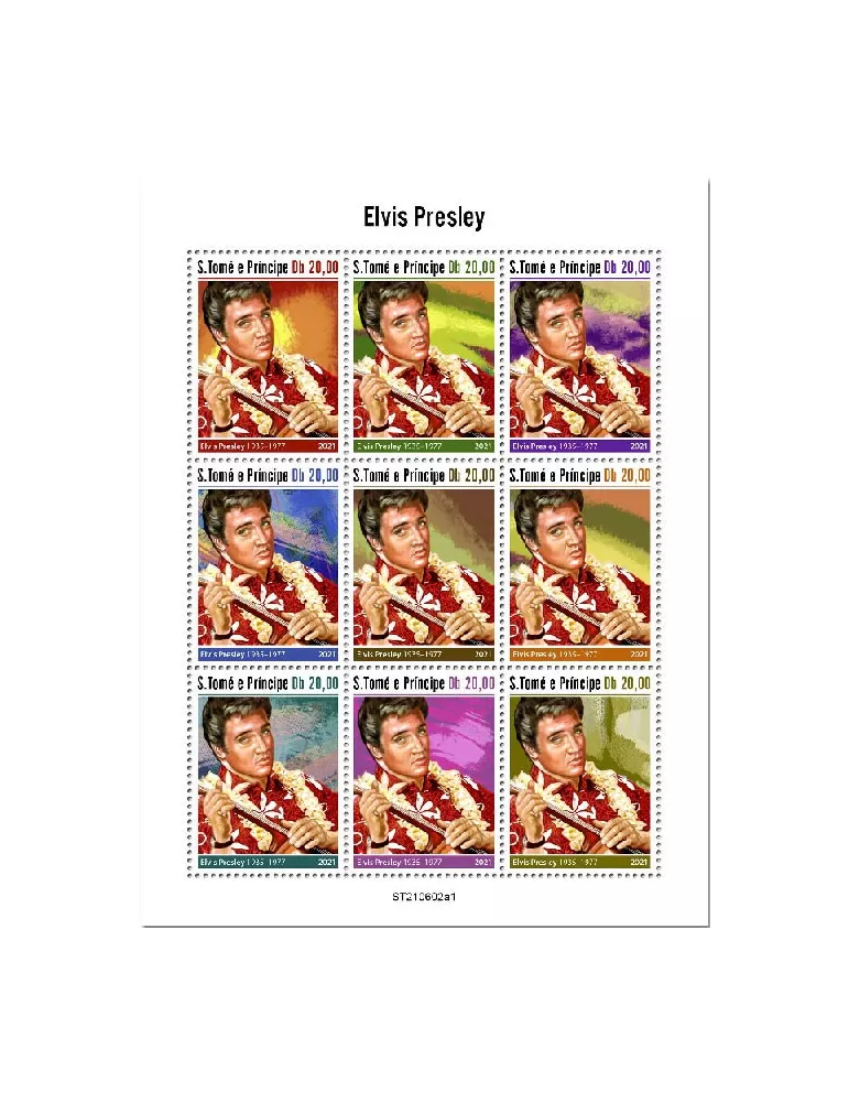 n° 8325/8333 - Timbre SAINT-THOMAS ET PRINCE Poste