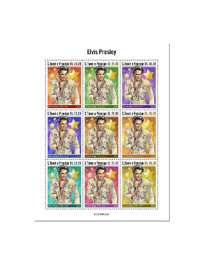 n° 8352/8360 - Timbre SAINT-THOMAS ET PRINCE Poste