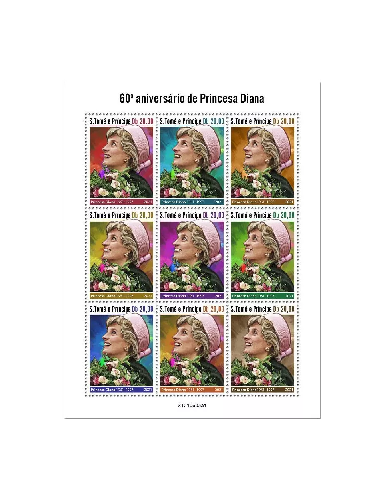 n° 8361/8369 - Timbre SAINT-THOMAS ET PRINCE Poste