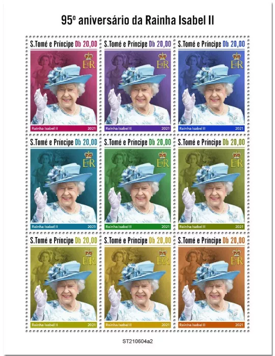 n° 8406/8414 - Timbre SAINT-THOMAS ET PRINCE Poste