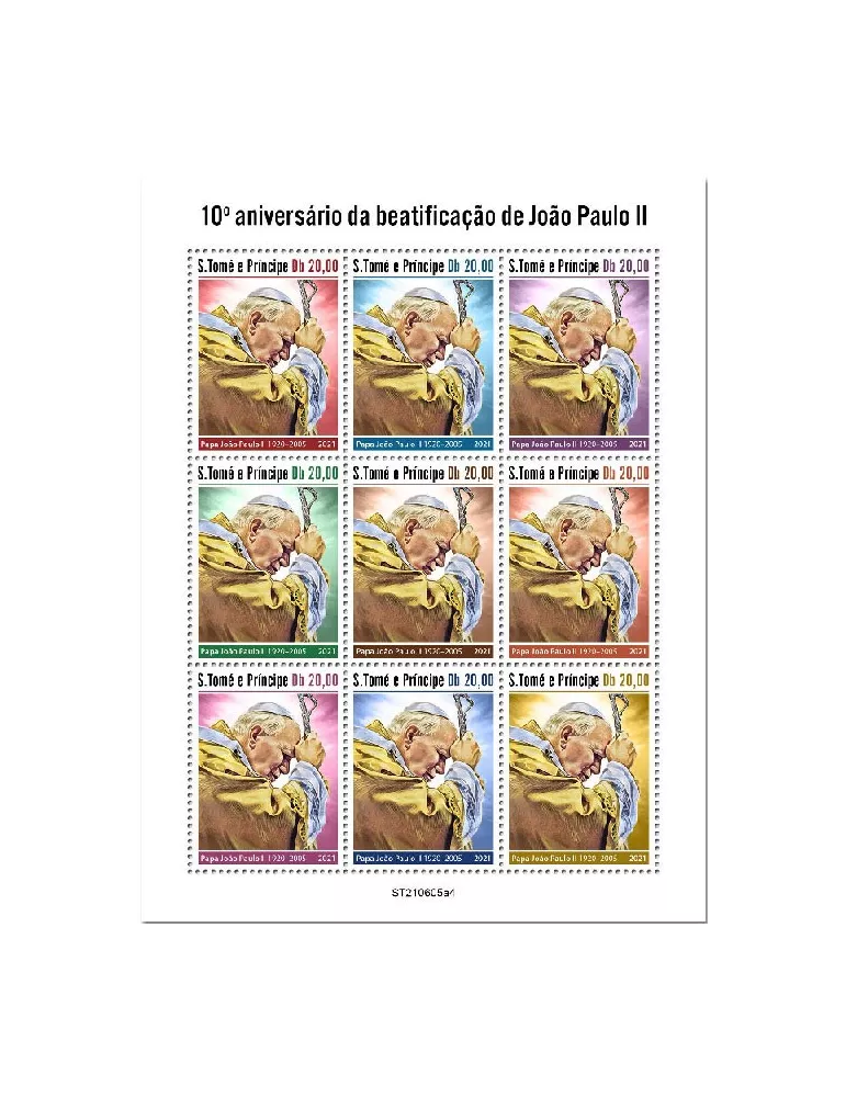 n° 8460/8468 - Timbre SAINT-THOMAS ET PRINCE Poste