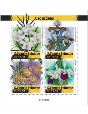 n° 8517/8520 - Timbre SAINT-THOMAS ET PRINCE Poste