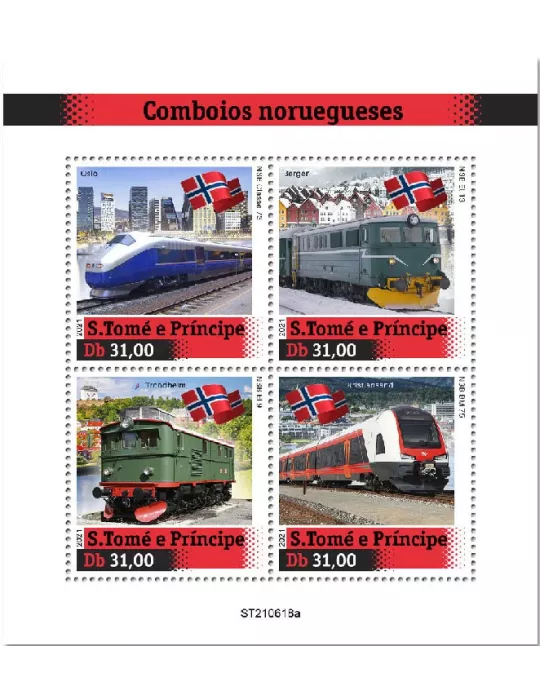 n° 8549/8552 - Timbre SAINT-THOMAS ET PRINCE Poste