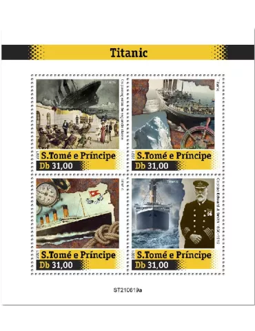 n° 8553/8556 - Timbre SAINT-THOMAS ET PRINCE Poste