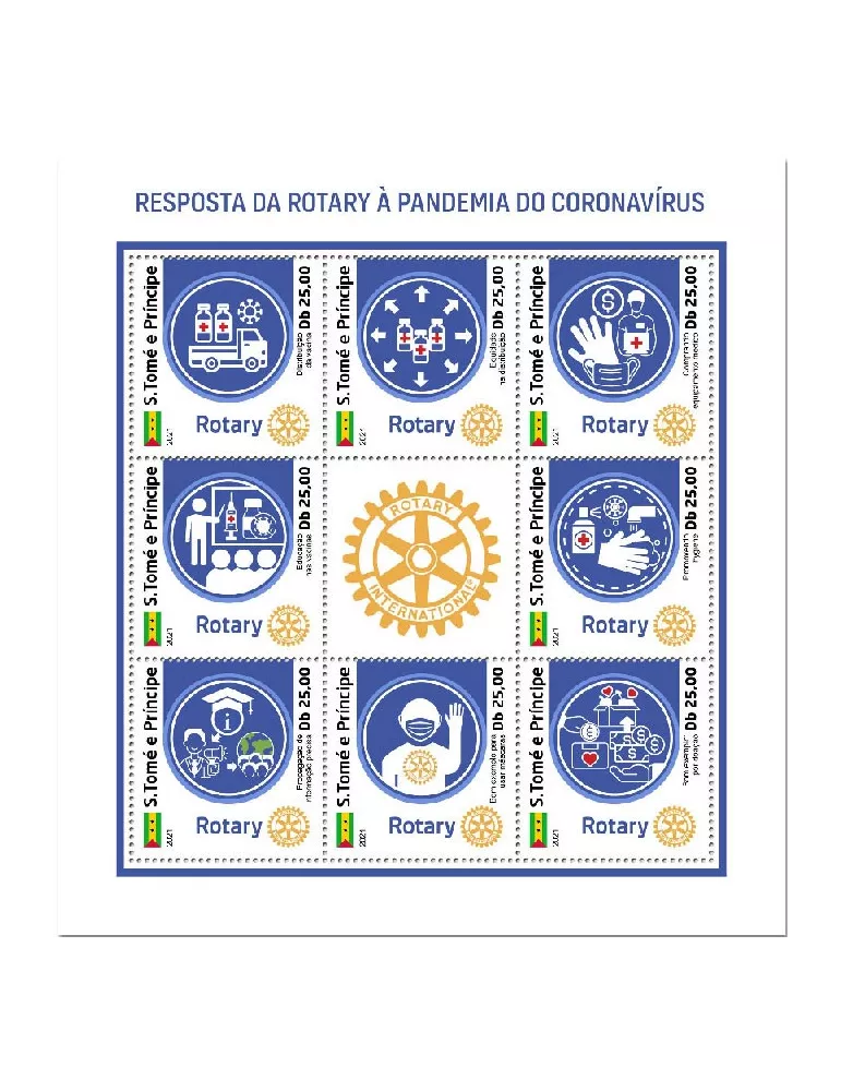 n° 8585/8592 - Timbre SAINT-THOMAS ET PRINCE Poste