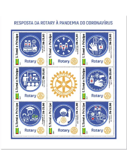 n° 8585/8592 - Timbre SAINT-THOMAS ET PRINCE Poste