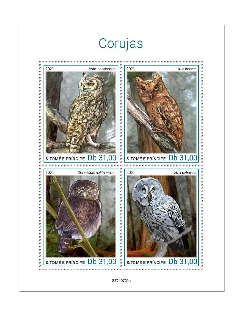 n° 8607/8610 - Timbre SAINT-THOMAS ET PRINCE Poste