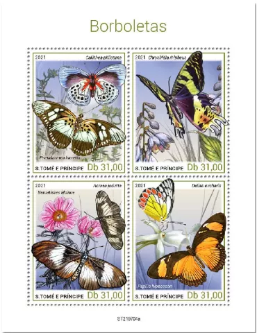 n° 8611/8614 - Timbre SAINT-THOMAS ET PRINCE Poste