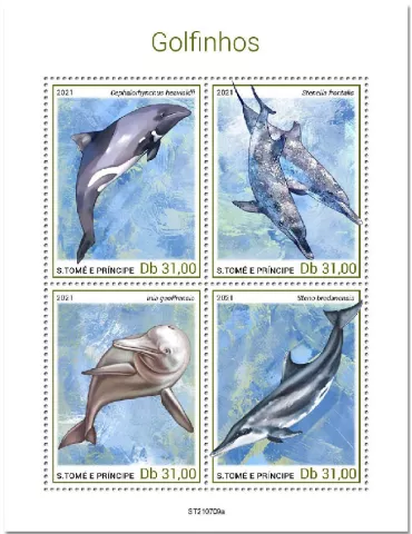 n° 8635/8638 - Timbre SAINT-THOMAS ET PRINCE Poste