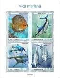 n° 8639/8642 - Timbre SAINT-THOMAS ET PRINCE Poste