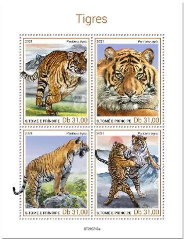 n° 8651/8654 - Timbre SAINT-THOMAS ET PRINCE Poste