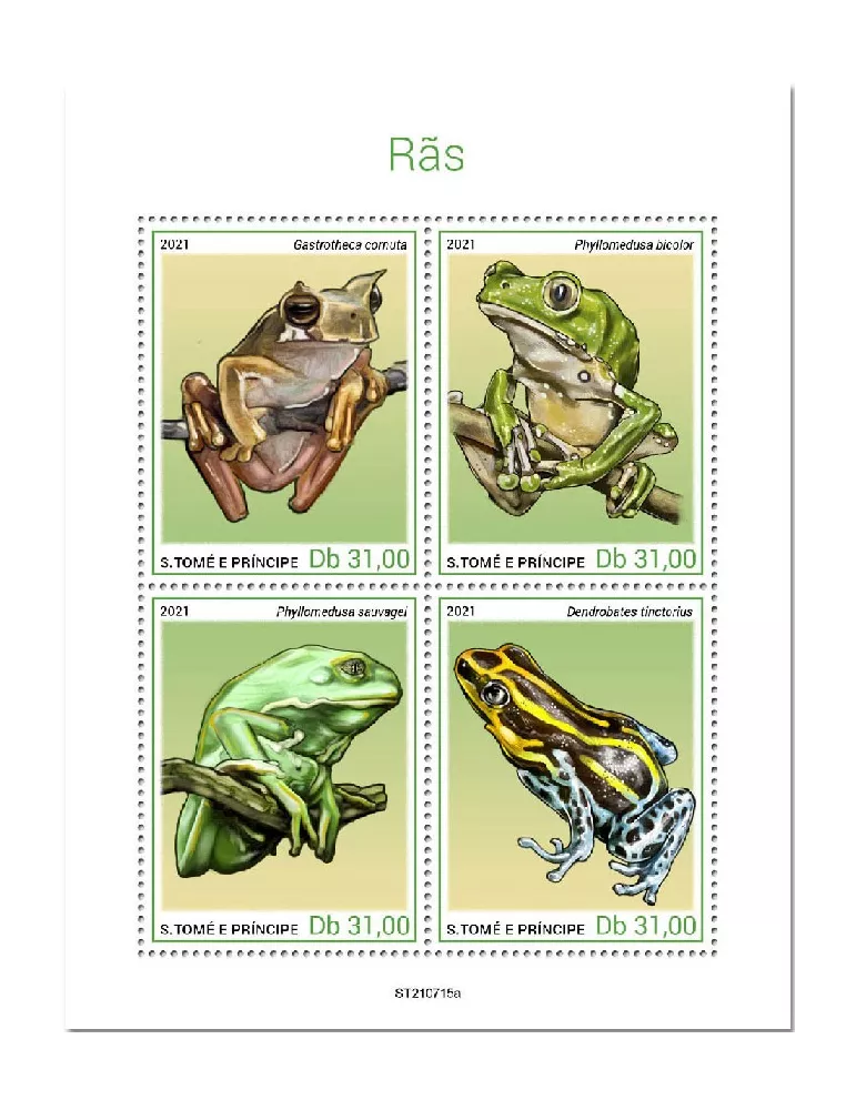 n° 8659/8662 - Timbre SAINT-THOMAS ET PRINCE Poste