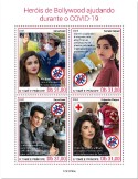 n° 8707/8710 - Timbre SAINT-THOMAS ET PRINCE Poste