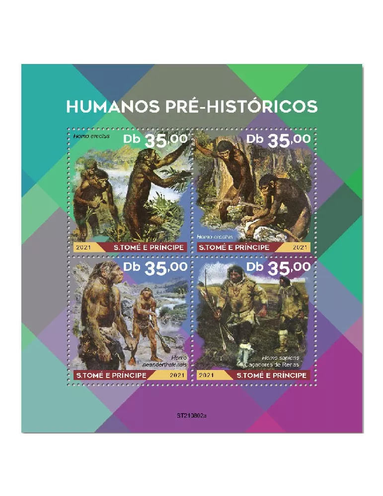 n° 8715/8718 - Timbre SAINT-THOMAS ET PRINCE Poste